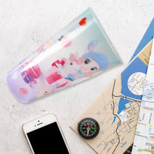 Unicorn Water Bottle with Straw & Lid for Kids, Tumbler (With Light)